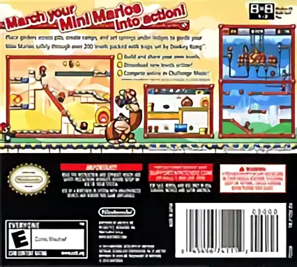 Image n° 2 - boxback : Mario vs. Donkey Kong - Mini-Land Mayhem! (v01)(DSi Enhanced)
